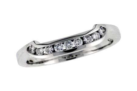 14K White Gold Diamond Ring Enhancer
