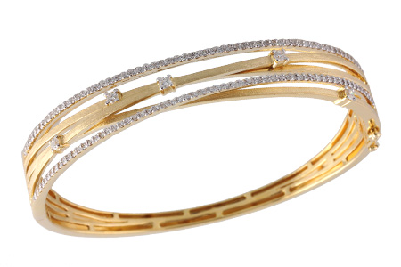 14K Yellow Gold Diamond Bracelet