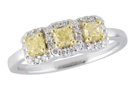 14K Two-Tone Diamond Ring