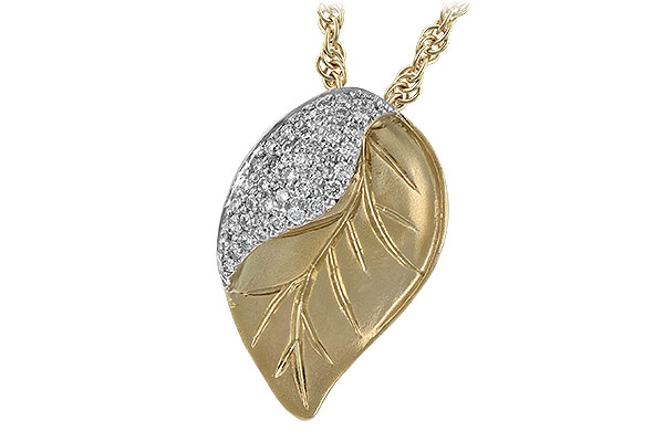 14K Two-Tone Diamond Necklace