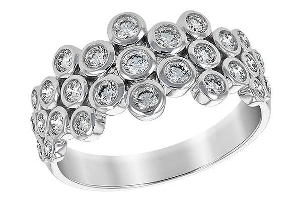 14K White Gold Diamond Ring