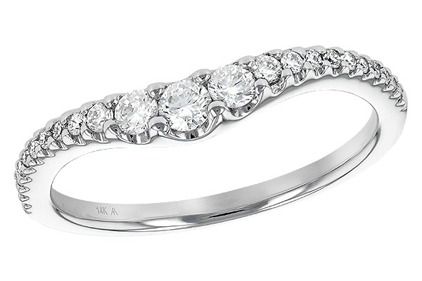 14K White Gold Diamond Ring Enhancer