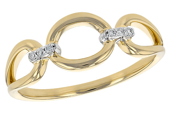 14K Yellow Gold Diamond Ring