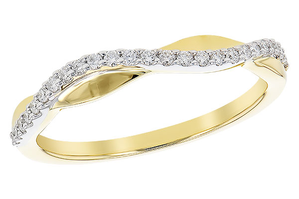 14K Two-Tone Diamond Anniversary Band