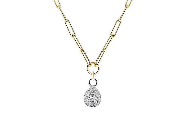 14K Two-Tone Diamond Necklace