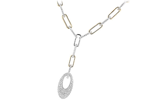 14K Two-Tone Diamond Necklace