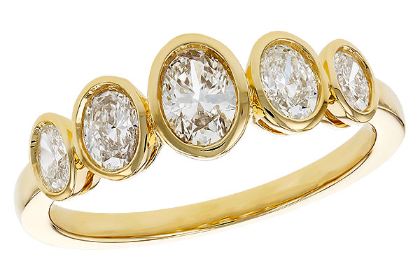 14K Yellow Gold Diamond Anniversary Band