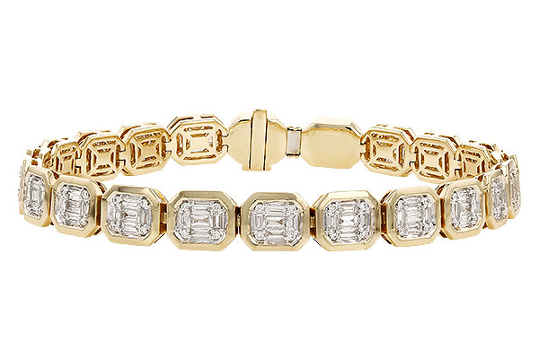 14K Yellow Gold Diamond Bracelet