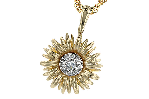 14K Two-Tone Diamond Necklace
