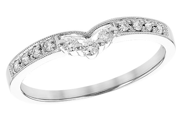 14K White Gold Diamond Ring Enhancer