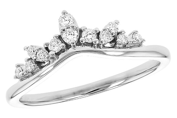 14K White Gold Diamond Ring Enhancer