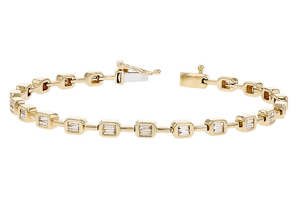 14K Yellow Gold Diamond Bracelet