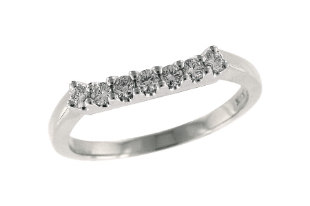 14K White Gold Diamond Ring Enhancer