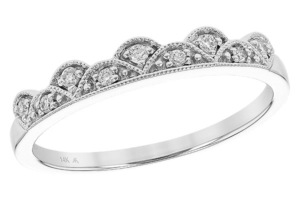 14K White Gold Diamond Ring Enhancer