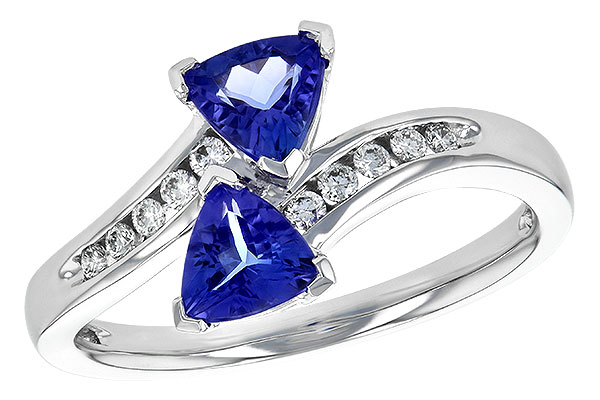 14K White Gold Tanzanite Ring