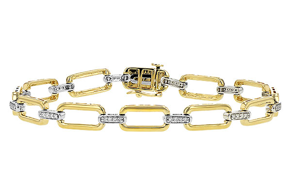 14K Yellow Gold Diamond Bracelet