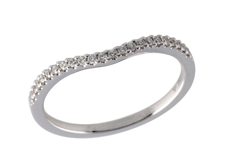 14K White Gold Diamond Ring Enhancer