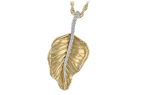 14K Two-Tone Diamond Necklace