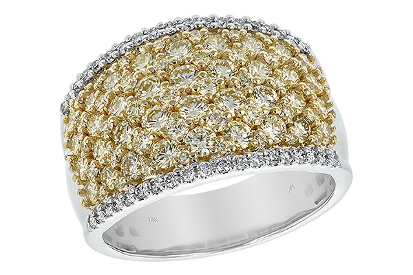 14K Two-Tone Diamond Anniversary Band
