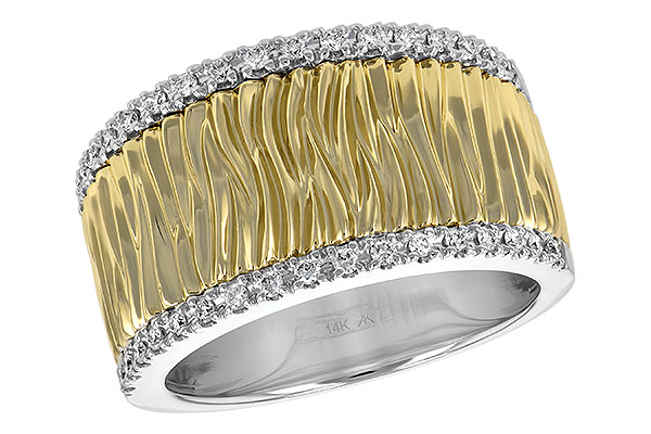 14K Two-Tone Diamond Anniversary Band