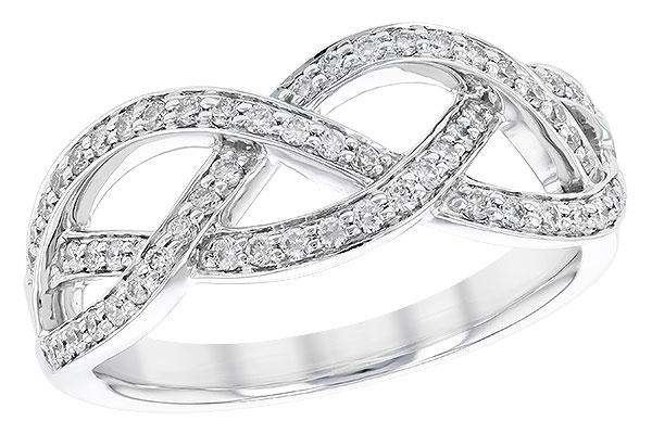 14K White Gold Diamond Anniversary Band