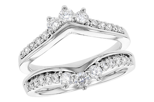 14K White Gold Diamond Ring Enhancer