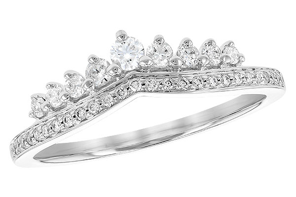 14K White Gold Diamond Anniversary Band
