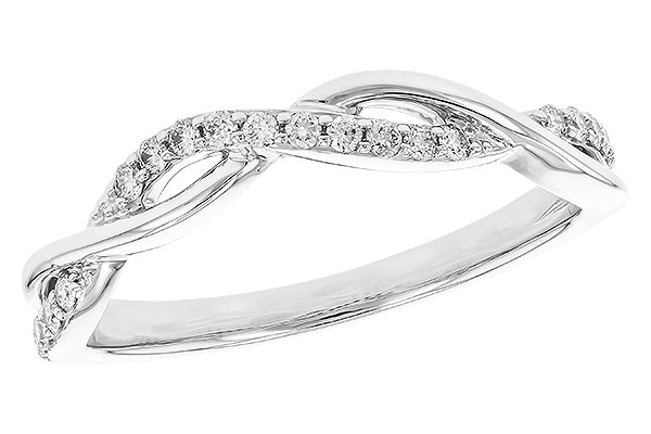 14K White Gold Diamond Ring Enhancer