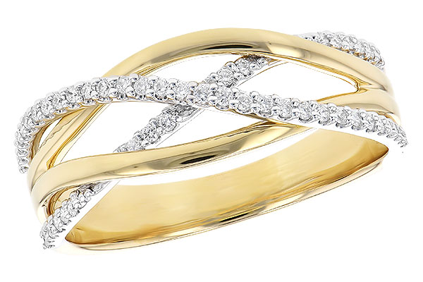 14K Two-Tone Diamond Anniversary Band
