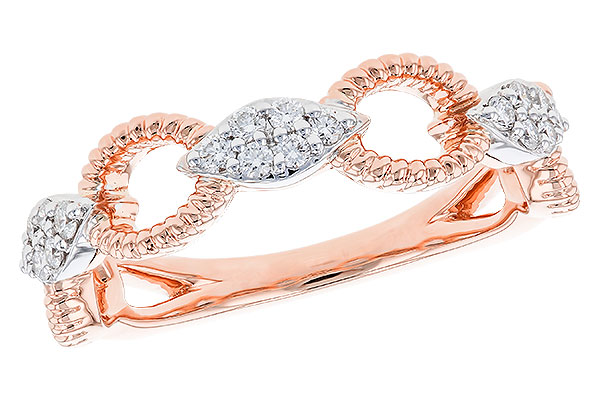 14K Two-Tone Diamond Anniversary Band