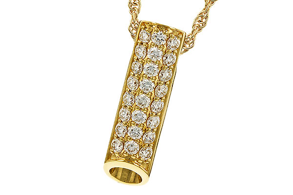 14K Yellow Gold Diamond Necklace