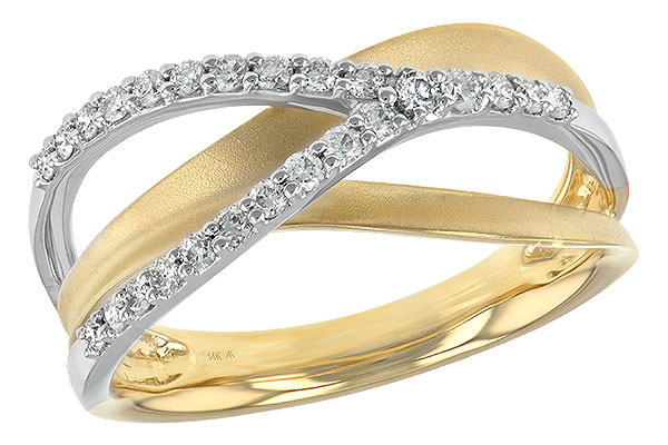 14K Two-Tone Diamond Anniversary Band