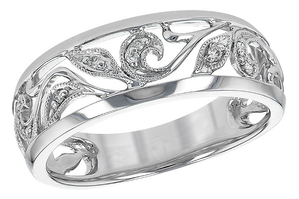 14K White Gold Diamond Anniversary Band