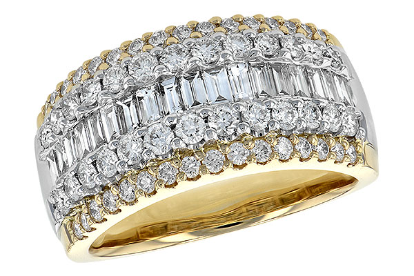 14K Two-Tone Diamond Anniversary Band