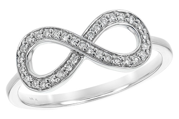 14K White Gold Diamond Ring
