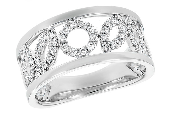 14K White Gold Diamond Ring