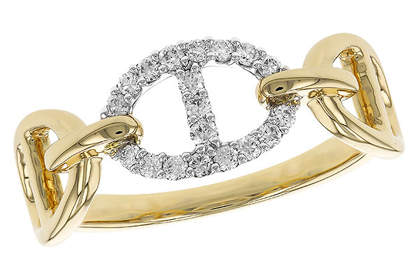 14K Two-Tone Diamond Ring