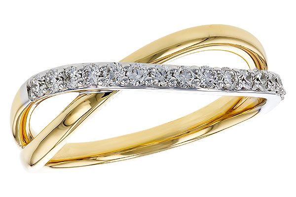 14K Two-Tone Diamond Ring
