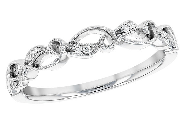 14K White Gold Diamond Anniversary Band