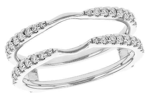 14K White Gold Diamond Ring Enhancer