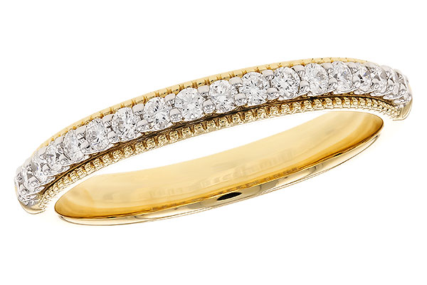 14K Two-Tone Diamond Anniversary Band