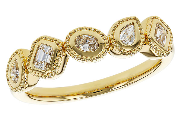 14K Yellow Gold Diamond Anniversary Band