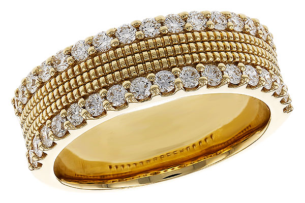 14K Yellow Gold Diamond Anniversary Band