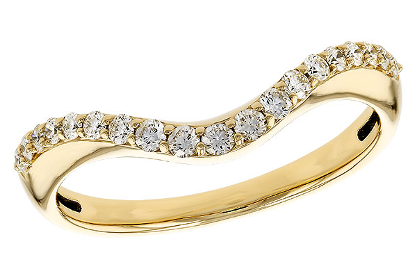 14K Yellow Gold Diamond Ring Enhancer