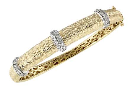 14K Yellow Gold Diamond Bracelet