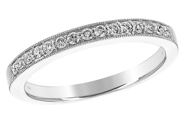 14K White Gold Diamond Anniversary Band