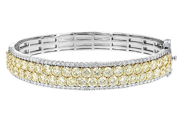 14K Two-Tone Diamond Bracelet