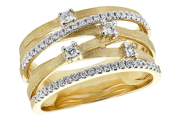 14K Yellow Gold Diamond Anniversary Band