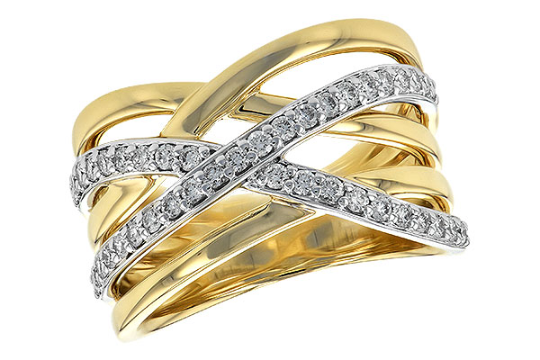 14K Two-Tone Diamond Anniversary Band