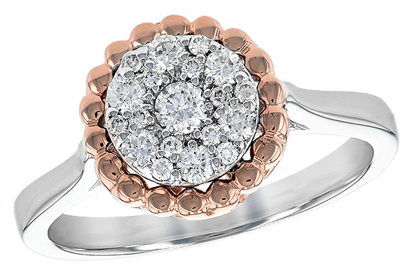 14K Two-Tone Diamond Ring